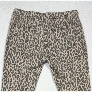 Vigoss Leopard Animal Print Skinny Jeans High Rise The Jagger Stretch 29" W x 28